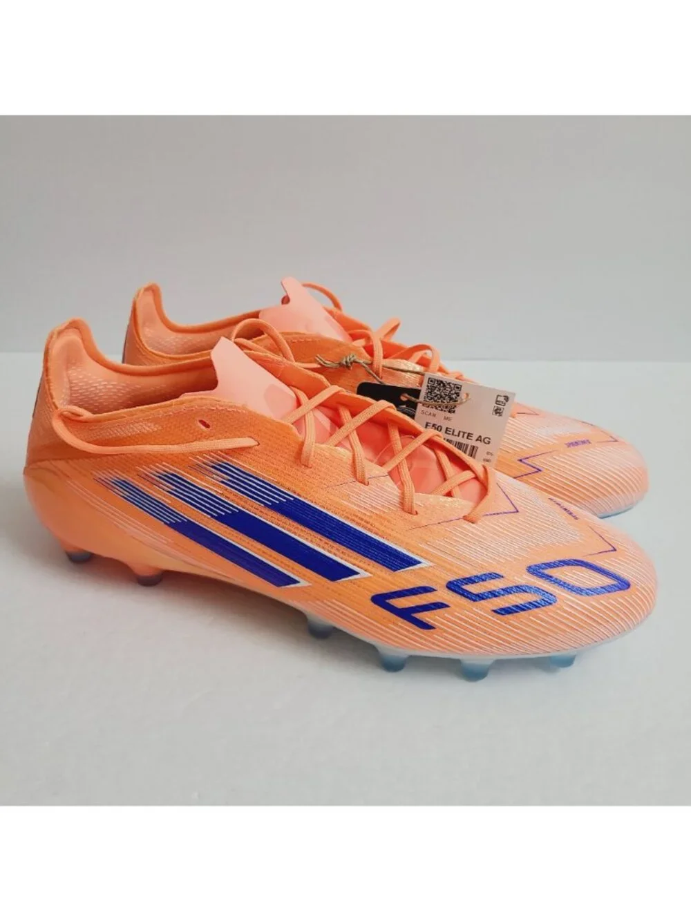 NEW Adidas F50 Elite AG Soccer Cleats JH7637 Size 7 Orange